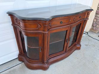 Marble top cabinet
