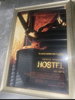 Hostel Movie Bundle: Large Professional Framed Poster + Medicom Toy Figure 2007