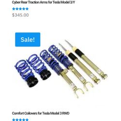 Mountain Pass Comfort Coilovers Tesla Model 3