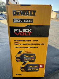 Dewalt 2 Pack 20v/60v Batteries