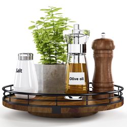 10" Lazy Susan Turntable Organizer for Cabinet