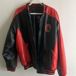 Ohio State Leather Jacket Size L