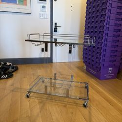 Glass / Chrome Bar Cart 