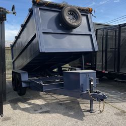 DUMP TRAILER 8x12x4