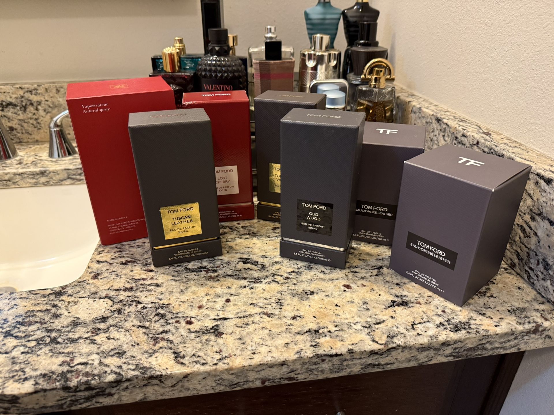 Assortment of cologne