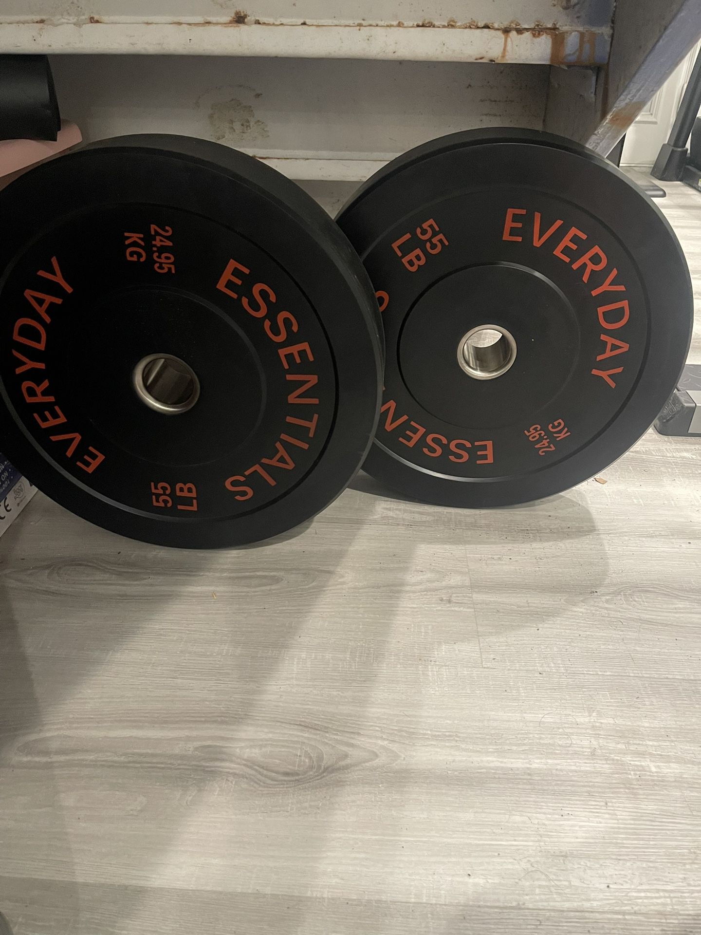Bumpers & Barbell