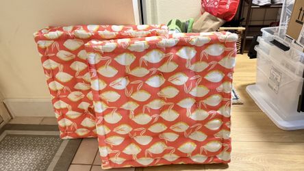 MOVE OUT SALE- Outdoor Couch Cushions Or Indoor Floor Pillows