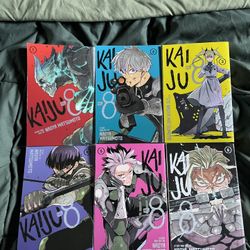 Kaiju No. 8 Manga Vol 1-6