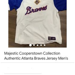 New Braves Vintage Authentic Jersey 