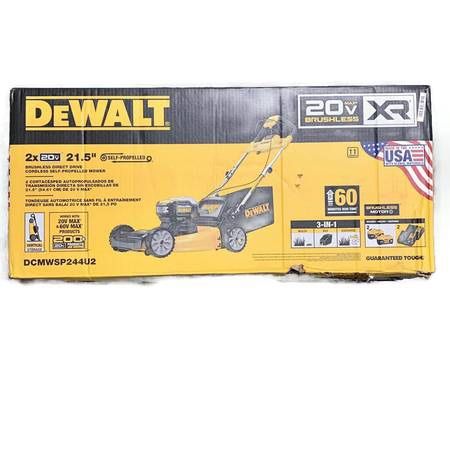 DEWALT DCMWSP244U2 2x20V MAX 21-1/2" Self-Propelled Lawn Mower