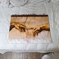 The Hand Of God And Adam.  