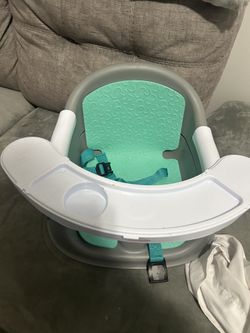 Infantino Music & Lights 3-in-1 New Discovery Baby Seat and Booster, Unisex Baby 4-48 Months, Teal