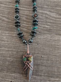 Navajo Made Arrowhead Necklace 