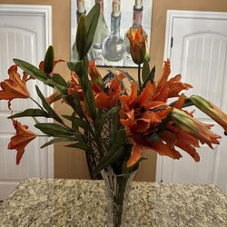 Faux Easter Lilies 
