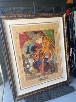 Roy Fairchild “Listen to Me” Serigraph art