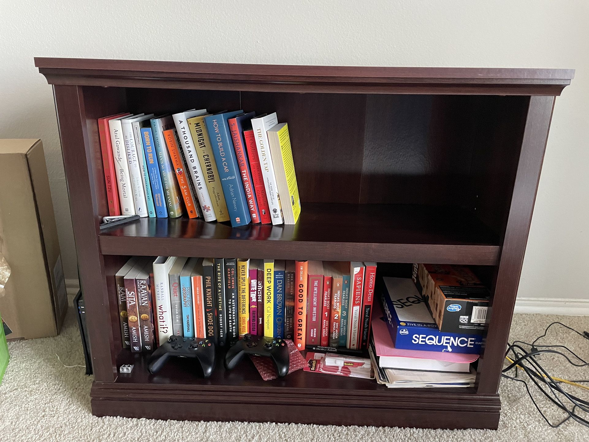 TV Stand/ 2-Shelf Bookcase  