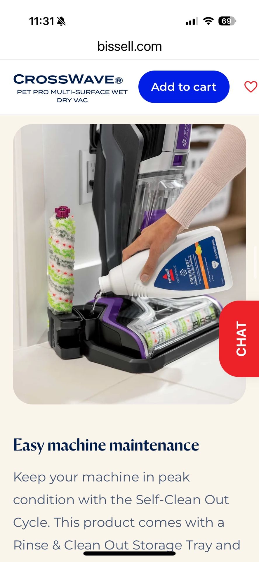 Bissell Pet Crosswave Wet Dry Vac Vacuum Mop Floor Cleaner