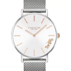 Coach Watch - Perry stainless steel Mesh Bracelet watch