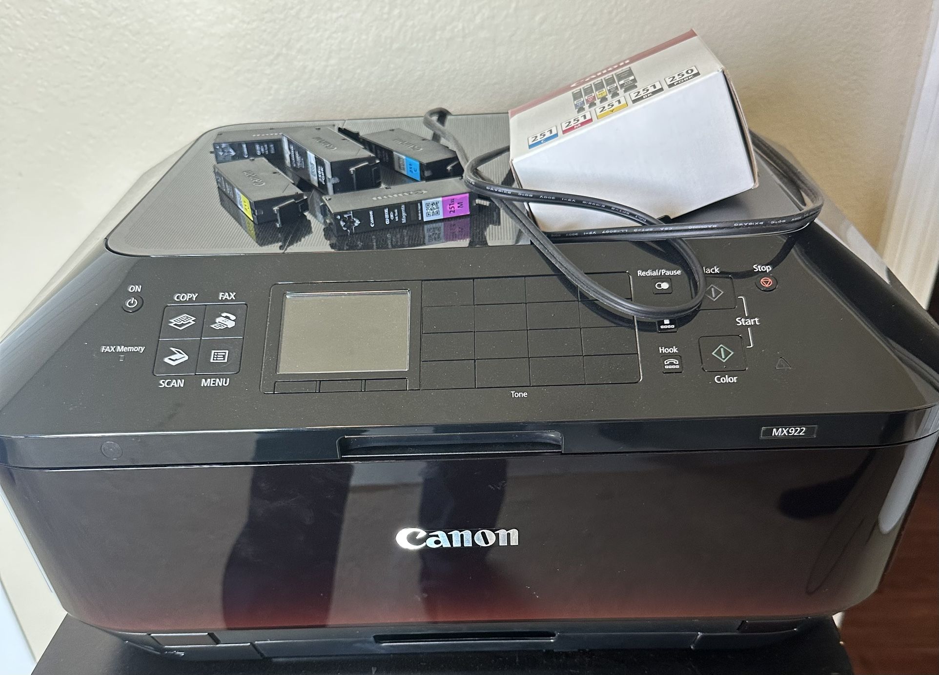 Canon MX922 Printer And Ink