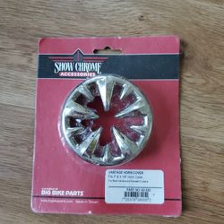 Yamaha Kawasaki Cruisers Vintage Horn Cover 3" And 3 1/4