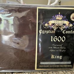 1600 thread king 6 pieces sheet set