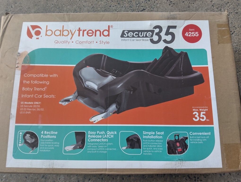 aby Trend Secure Infant Car Seat Base
