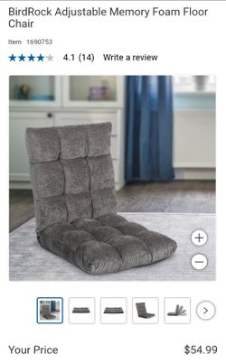 BirdRock Adjustable Memory Foam Floor
Chair $45