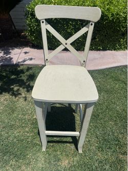 White Bar Height stools