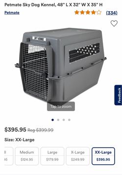 Petmate XXL Dog Kennel / Travel Crate $165 or best offer
