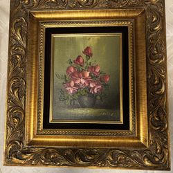 Vintage Flower Picture By Cannon