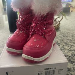 Little Girls Snow Boots 
