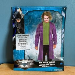 HALLOWEEN DC BATMAN THE DARK KNIGHT THE JOKER ADULT SIZE COSTUME