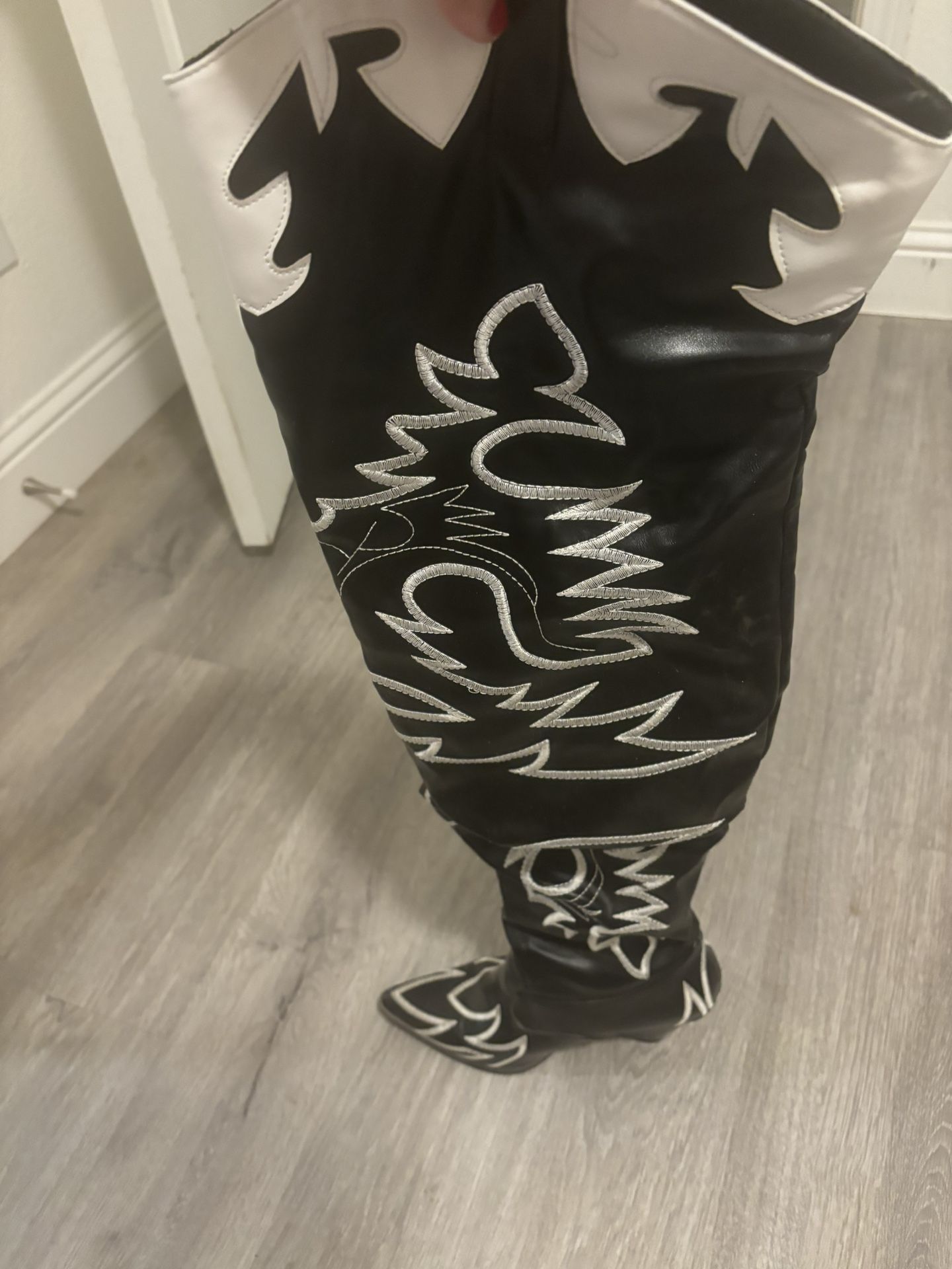 Cowgirl Boots Thigh Highs