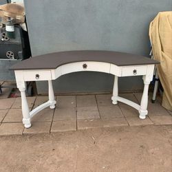 Antique Semi Circle Desk