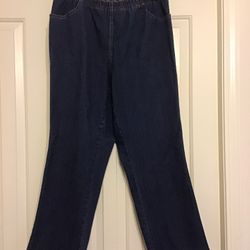 Just My Size  Boot Leg  Jeans - Size 16 W - 2 pair For $20 Or $10 For 1 Pair