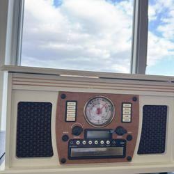 3 - Speed Turntable Decorative Record Player with Bluetooth LP Player