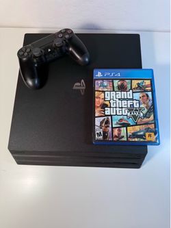Sony PlayStation 4 Pro w/original controller and GTA V