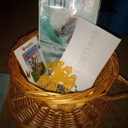 Miscellaneous Items And Basket 