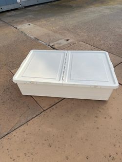 2 Under-Bed Storage Boxes