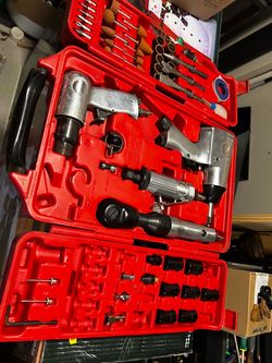 Mastergrip 71-Piece Pneumatic Air Tool Set – Impact, Ratchet, Grinder & Air Hammer