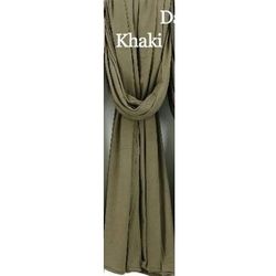 Womens Khaki Premium Jersey Hijab