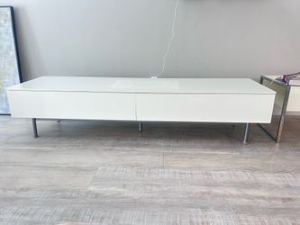 IKEA white low profile TV stand/entertainment center