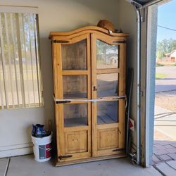 Cabinet Rustico With Glass