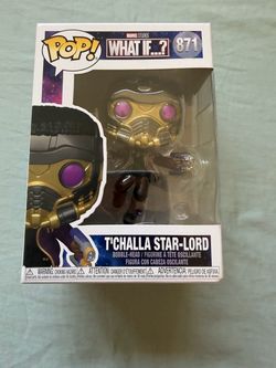 Funko Pop! Marvel Studios 'What If...?' T’CHALLA STAR-LORD # 871 NEW IN BOX