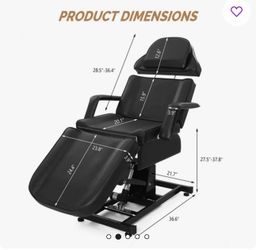 Electric Remote Adjustable Facial Massage Bed