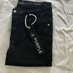 Purple jeans black