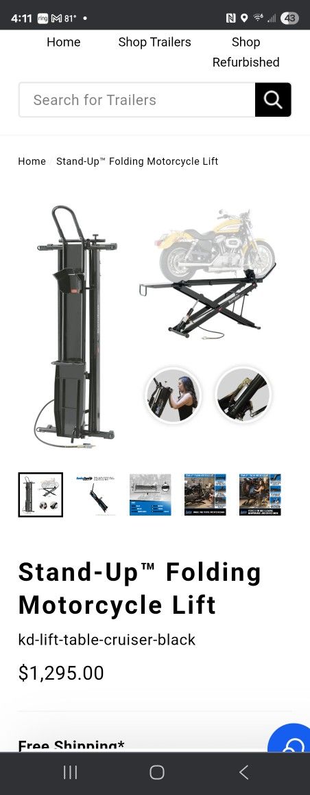 Kendon Motorcycle Lift