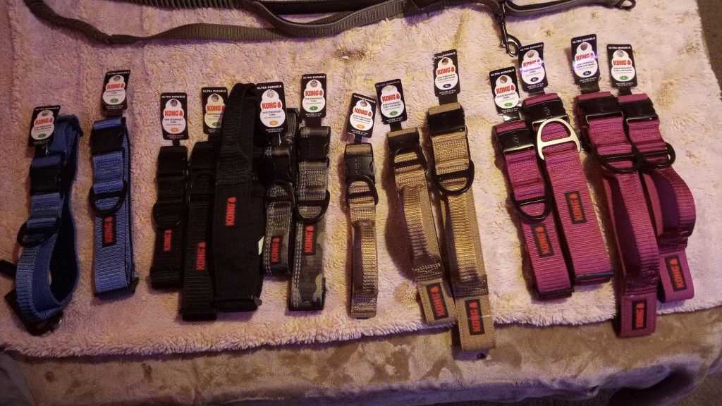 KONG COLLARS AND LEASHES