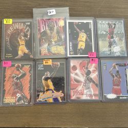 Kobe Rookies And Rare Jordan Insert Cards 