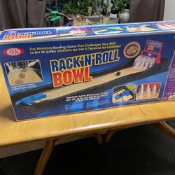 Ideal Board game Rack N Roll Bowl Game Compete With 2 Balls Excellent Condition